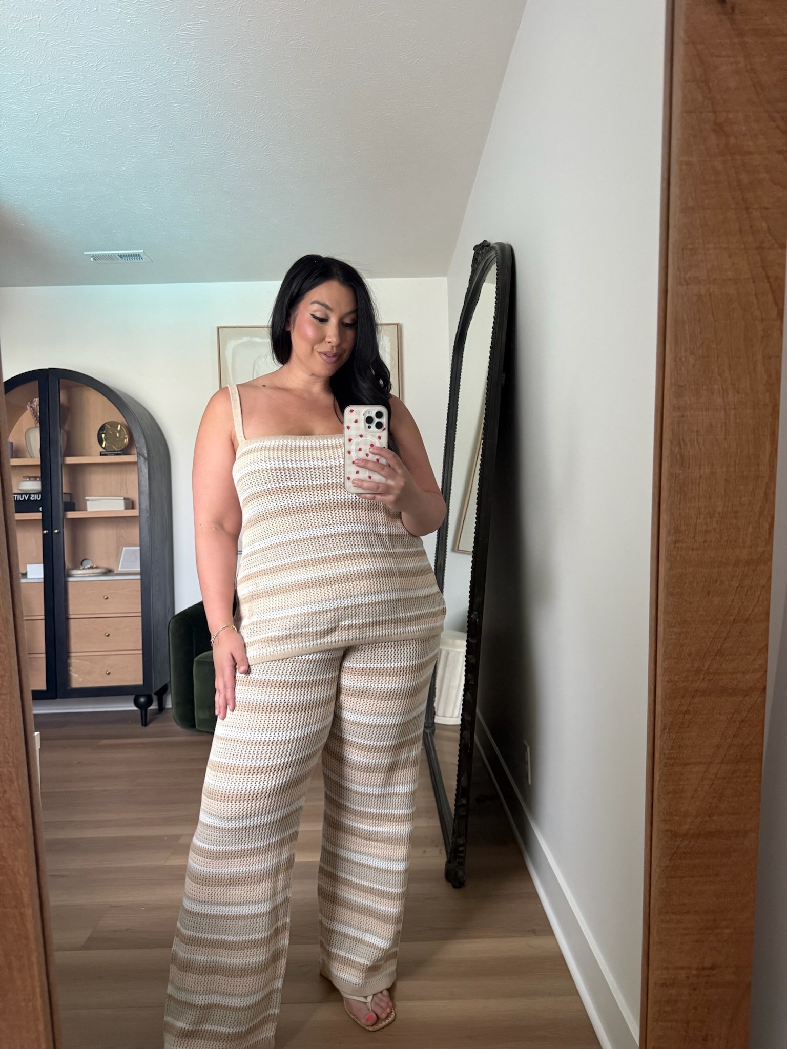 Chic matching set for summer! Wearing a size XL top and XXL pants!
-
-
-
Summer outfit, resort wear, matching set, beach outfit, coverup, resort style, midsize style, midsize fashion

#LTKootd #LTKSeasonal #LTKMidsize