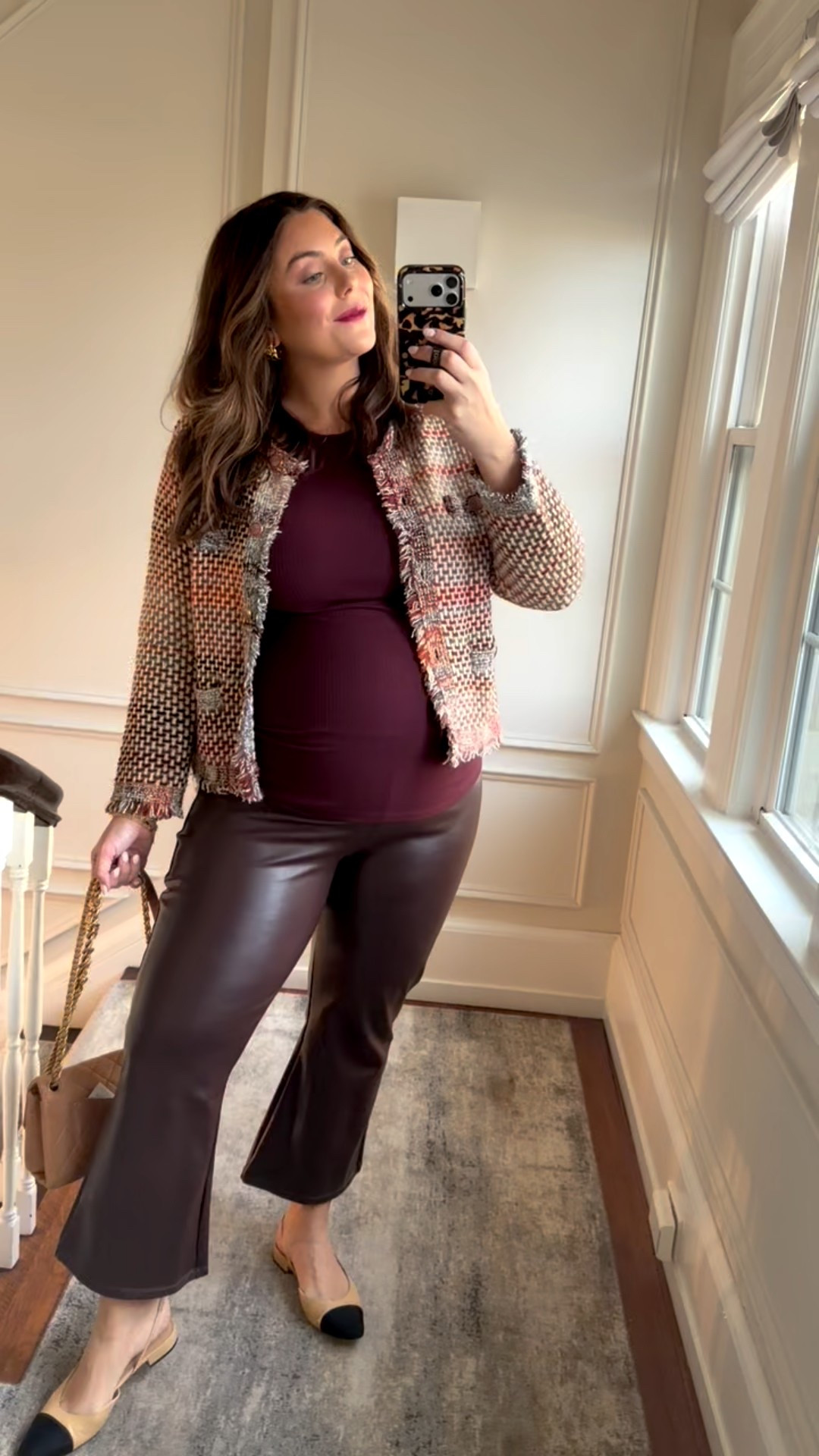 Wearing size XL in jacket (exact color/pattern is not available - sharing exact jacket in new color), 18 in tank, XL in maternity pants. Sharing similar styles in everything! 

#LTKootd #LTKMidsize #LTKBump