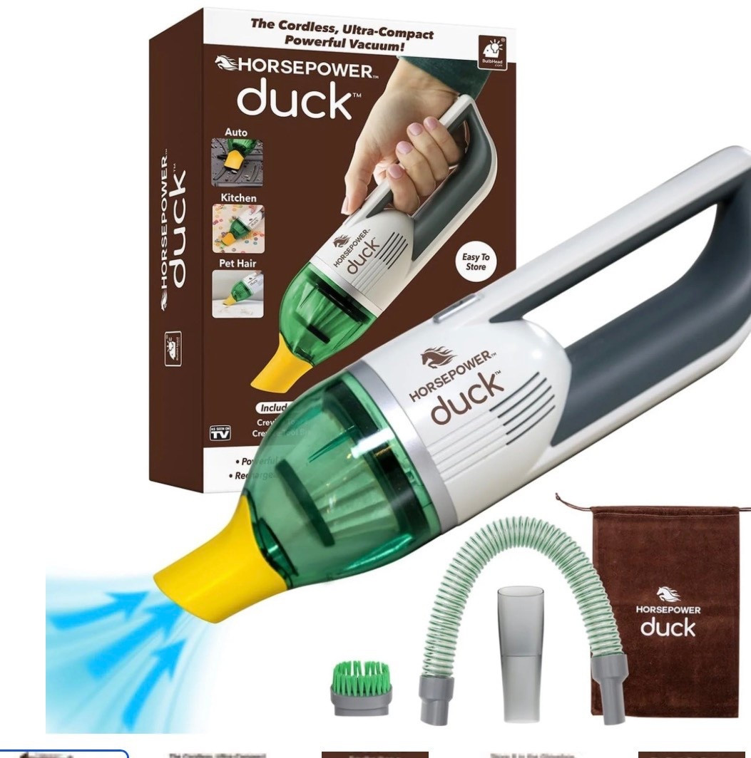 Obsessed with all Duck Things
🦆🦆🦆Vacuum 
Small and easily stored


#LTKHome #LTKdayinmylife #LTKmomlife