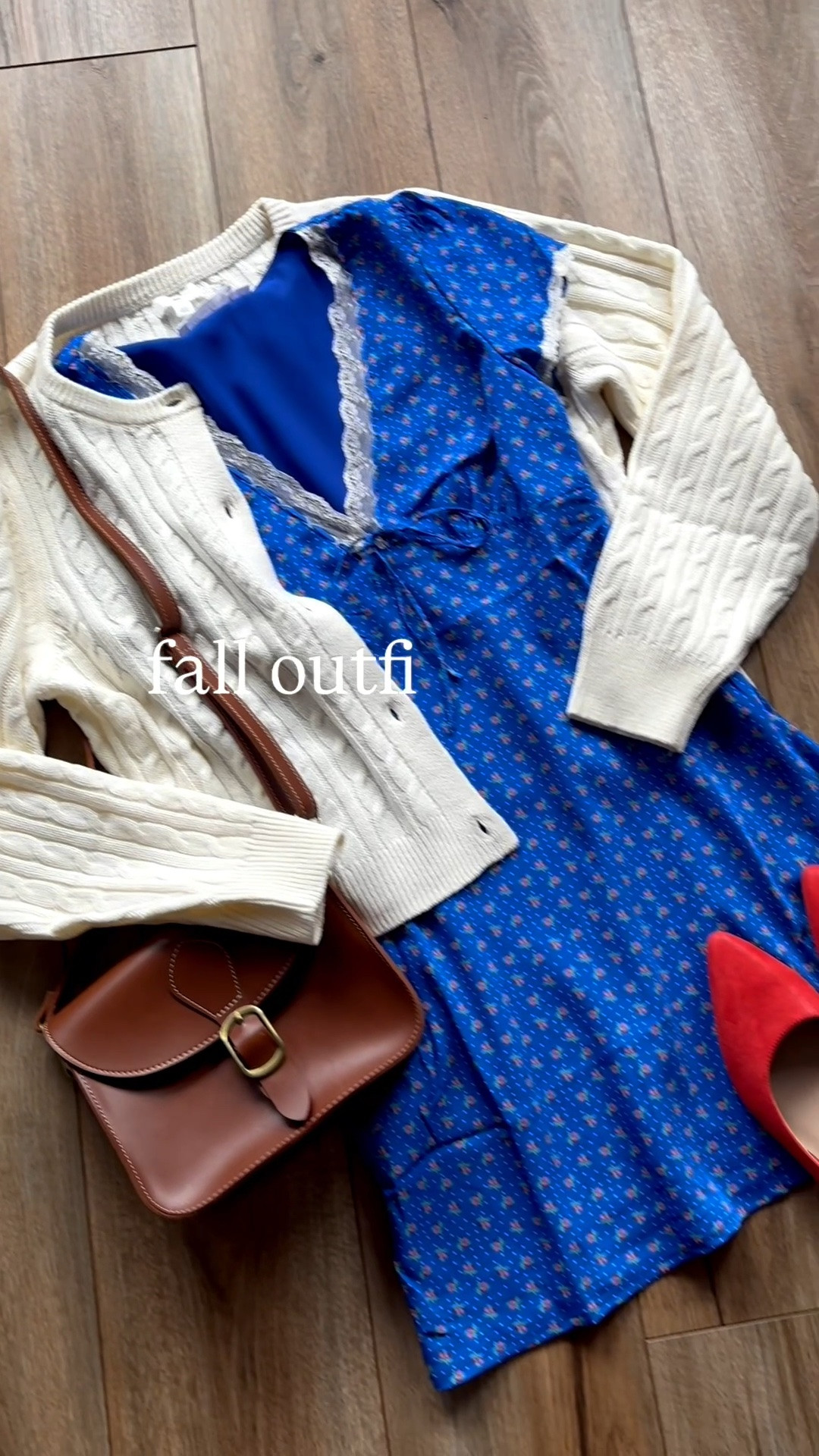 fall outfits. cute summer to fall outfit ideas.

blue dress runs small! i needed a size up 
brown boots run snug, i sized up 1/2
everything else it tts

#LTKSeasonal #LTKSaleAlert #LTKootd