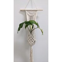 Cute White Half Moon Macrame Plant Propagation Station/Wall Hanging/Plant Hanger | Etsy (US)