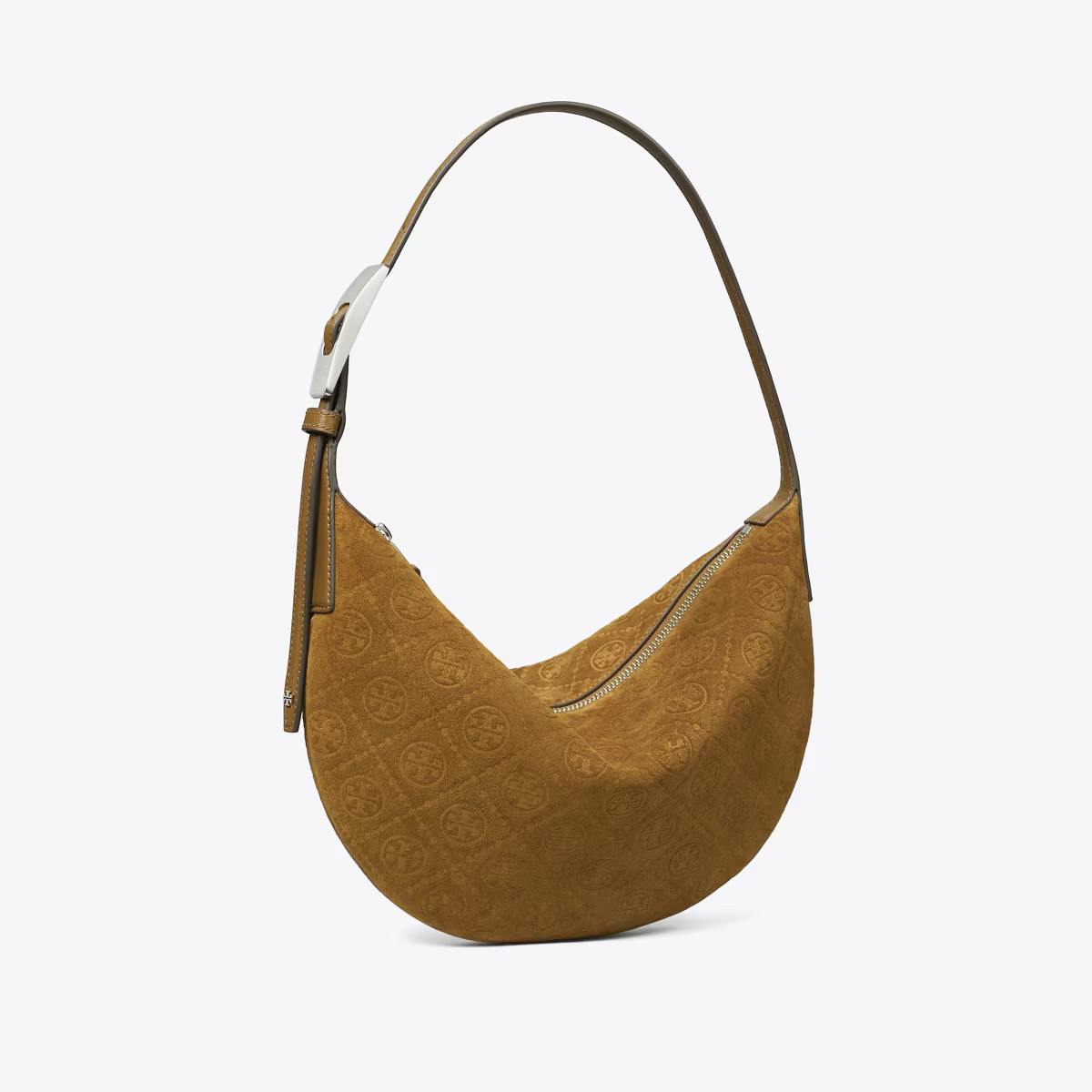 T MONOGRAM SUEDE SMALL BALLOON BAG | Tory Burch (US)