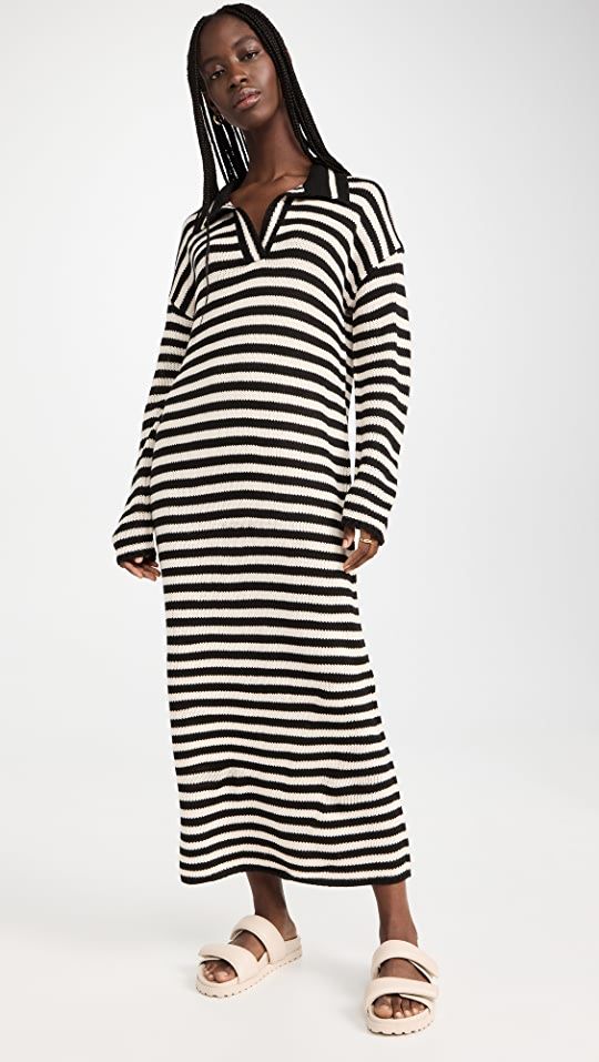 Soft Acrylic Stripe Polo Dress | Shopbop