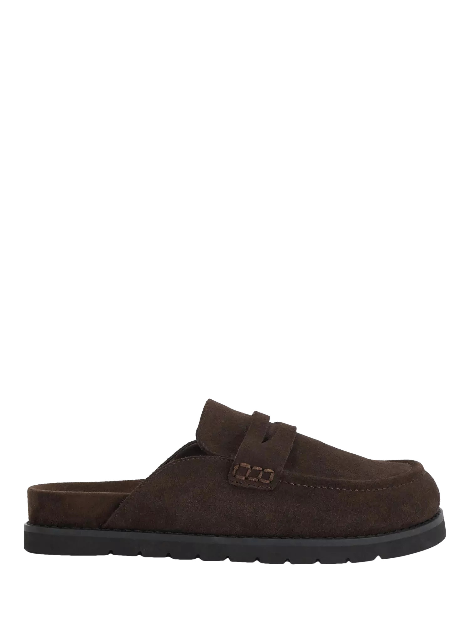 Dune London Goldens Suede Backless Loafers | John Lewis (UK)