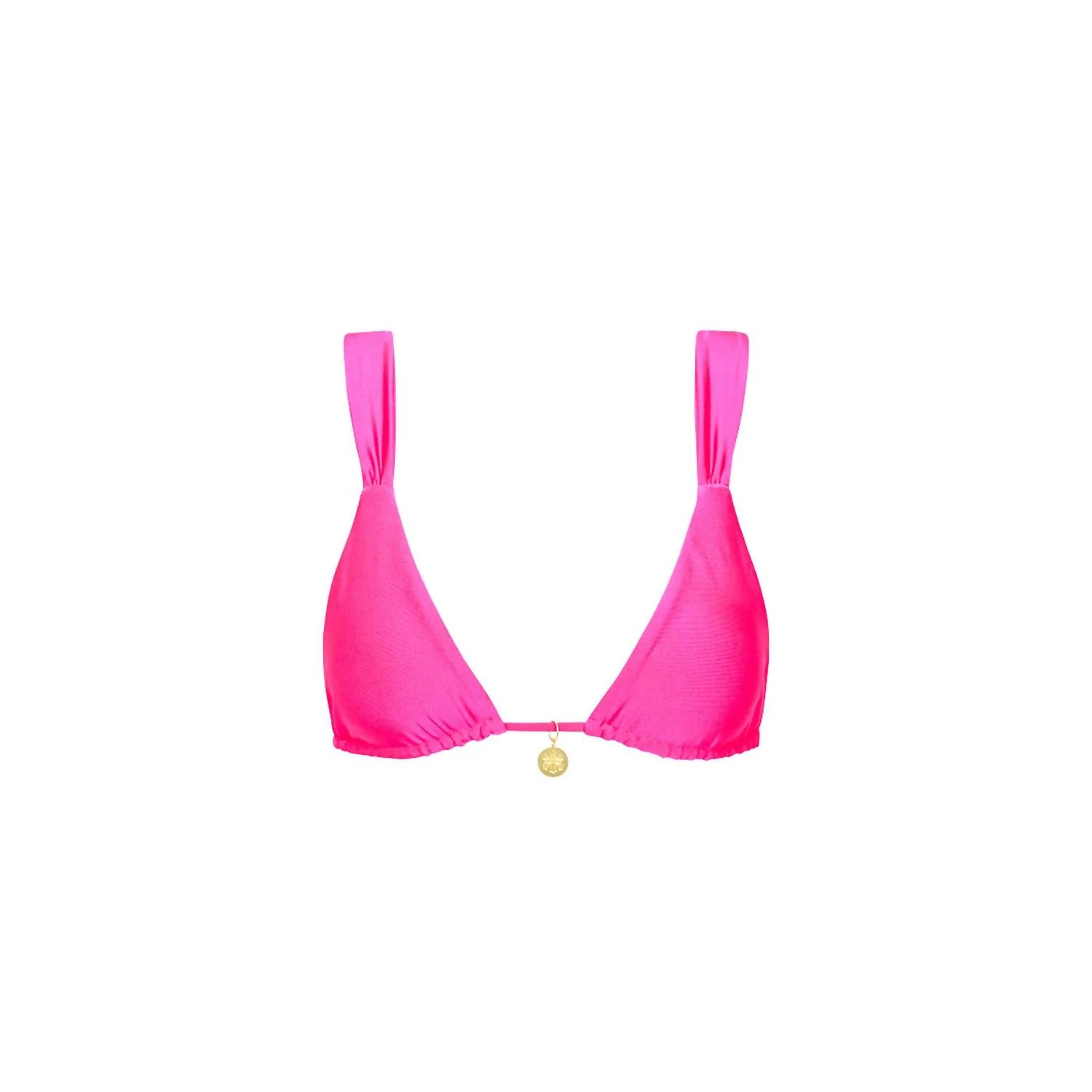 Women's Slide Bralette Bikini Top In Posh Pink | Shop Simon