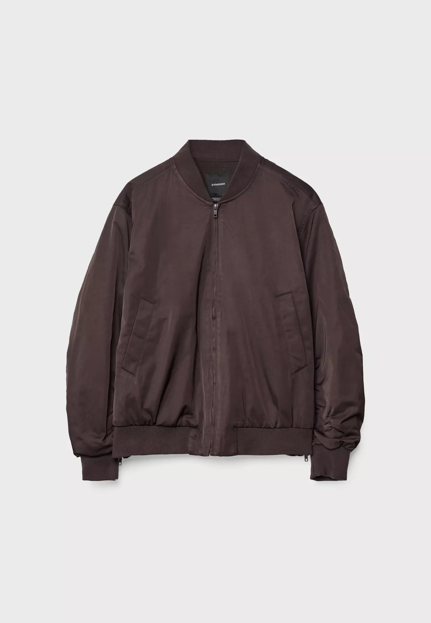 Contrast bomber jacket - Women's fashion | Stradivarius United Kingdom | Stradivarius (UK)