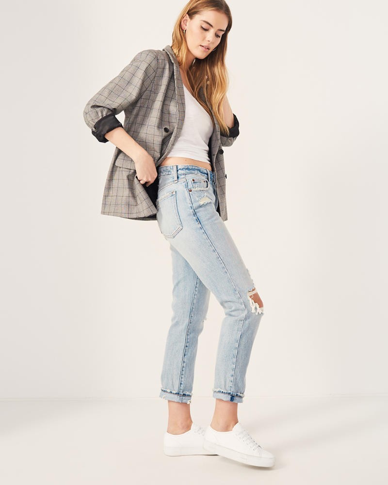 Low Rise Boyfriend Jeans | Abercrombie & Fitch US & UK