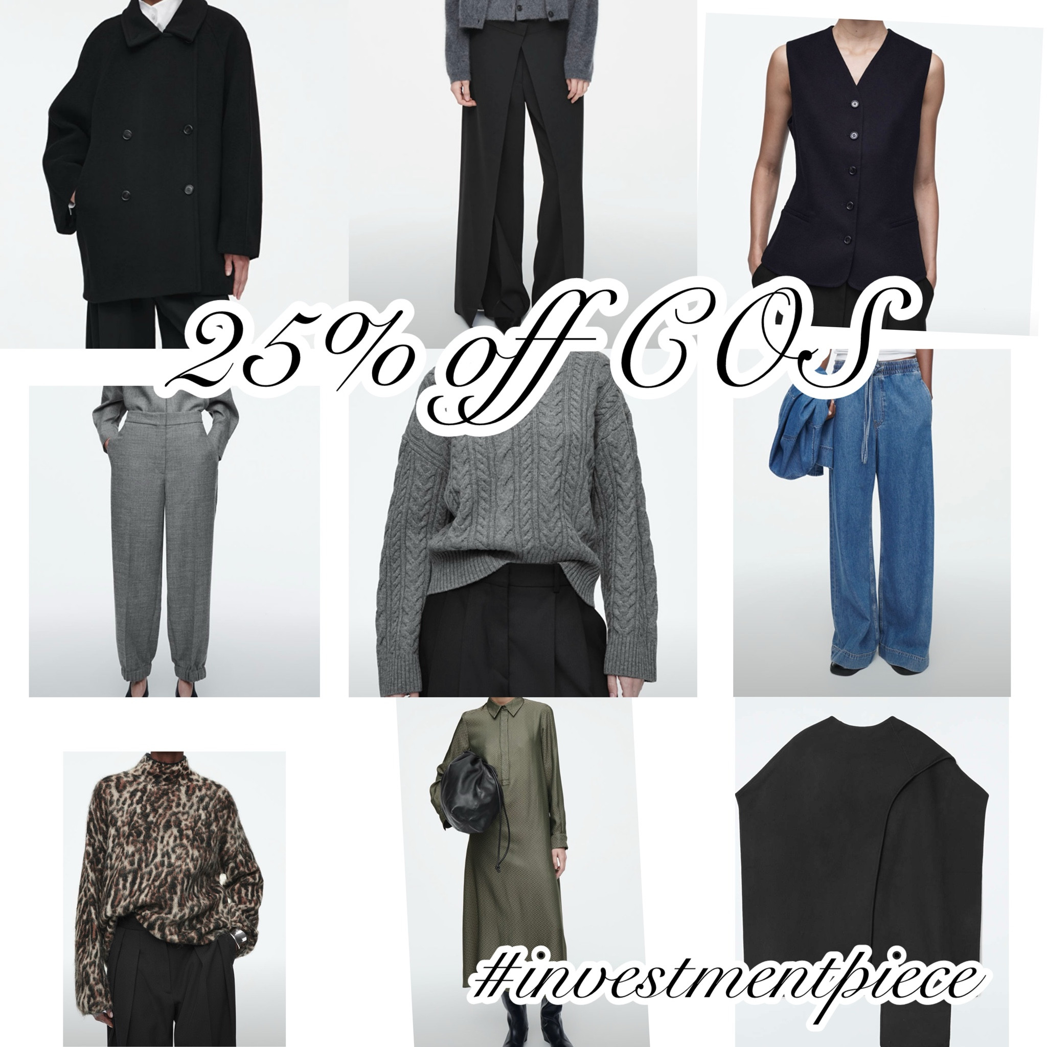 From wools to denim to capes and more- get 30% off everything @cos Here’s what I’m shopping! #investmentpiece 

#LTKCyberWeek #LTKStyleTip #LTKSaleAlert