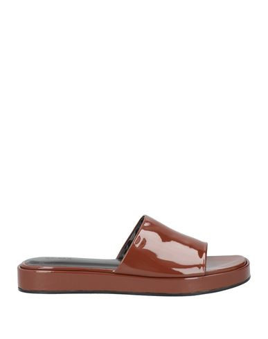 By Far Woman Sandals Brown Size 10 Leather | YOOX (US)