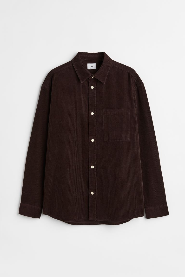 Relaxed Fit Corduroy Shirt | H&M (US + CA)