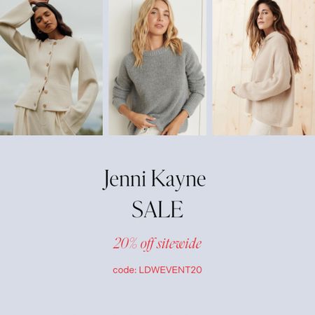 Labor Day weekend sale - 20% off Jenni Kayne site wide with code LDWEVENT20. 

Linking my favorite pieces! 