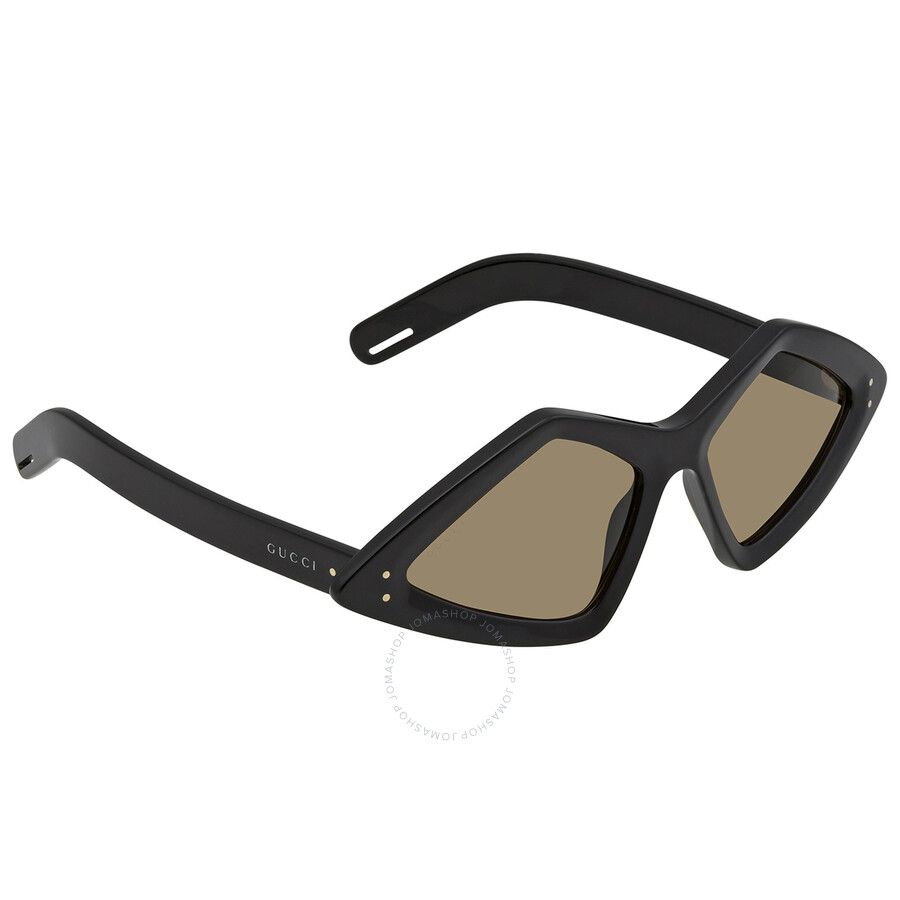 Gucci Brown Geometric Unisex Sunglasses GG0496S 001 59 | Jomashop.com & JomaDeals.com
