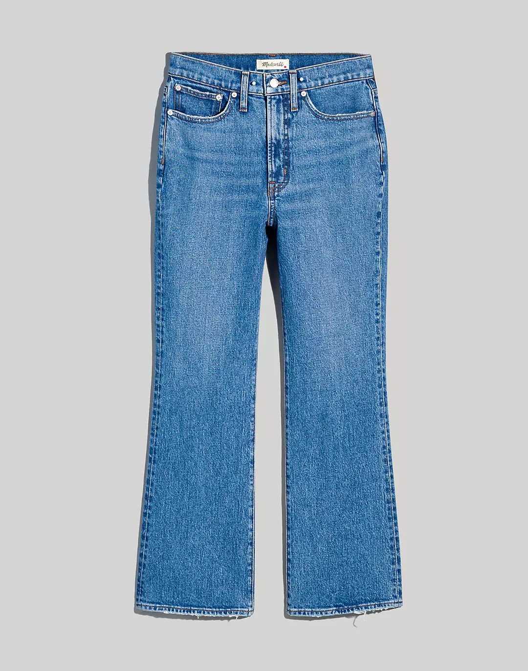 The Perfect Vintage Flare Crop Jean in Earlwood Wash | Madewell
