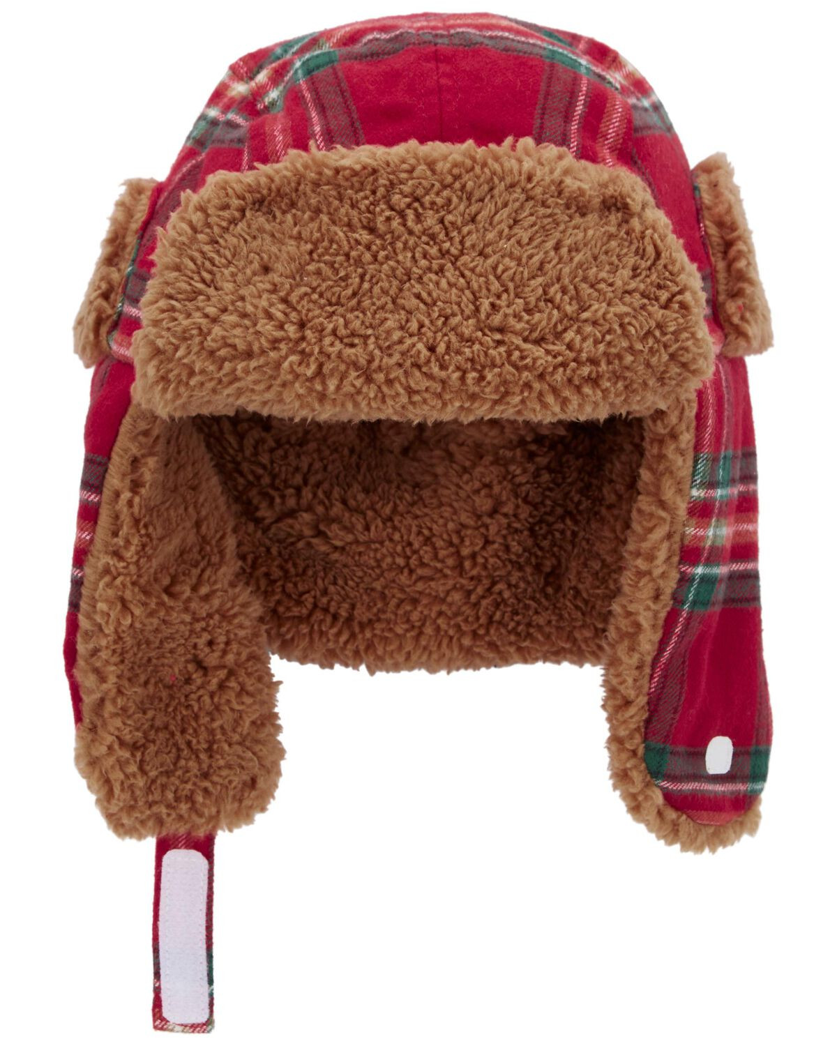 Kid Plaid Fuzzy Trapper Hat | Carter's Inc