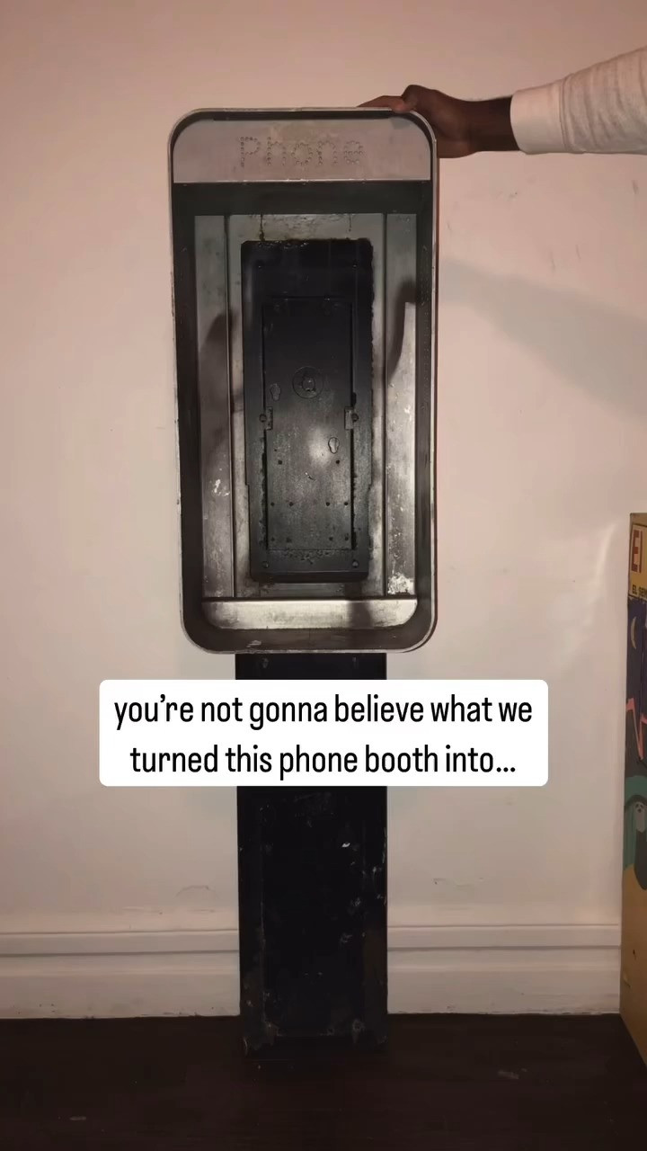 Phone booth transformation — from trash to treasure!

#LTKHome