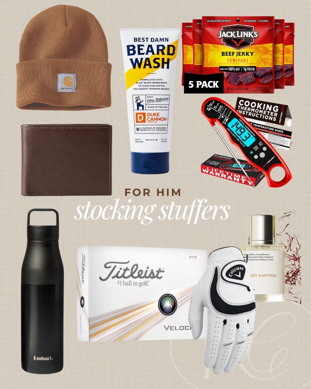 Stocking stuffer ideas for guys. Wallets, hats and golf are always great options!

#LTKGiftGuide #LTKSeasonal #LTKHoliday