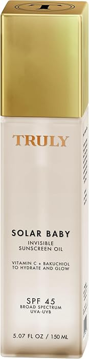 Truly Beauty Solar Baby SPF 45 Invisible Sunscreen Oil | Lightweight, Invisible Sunscreen Oil wit... | Amazon (US)