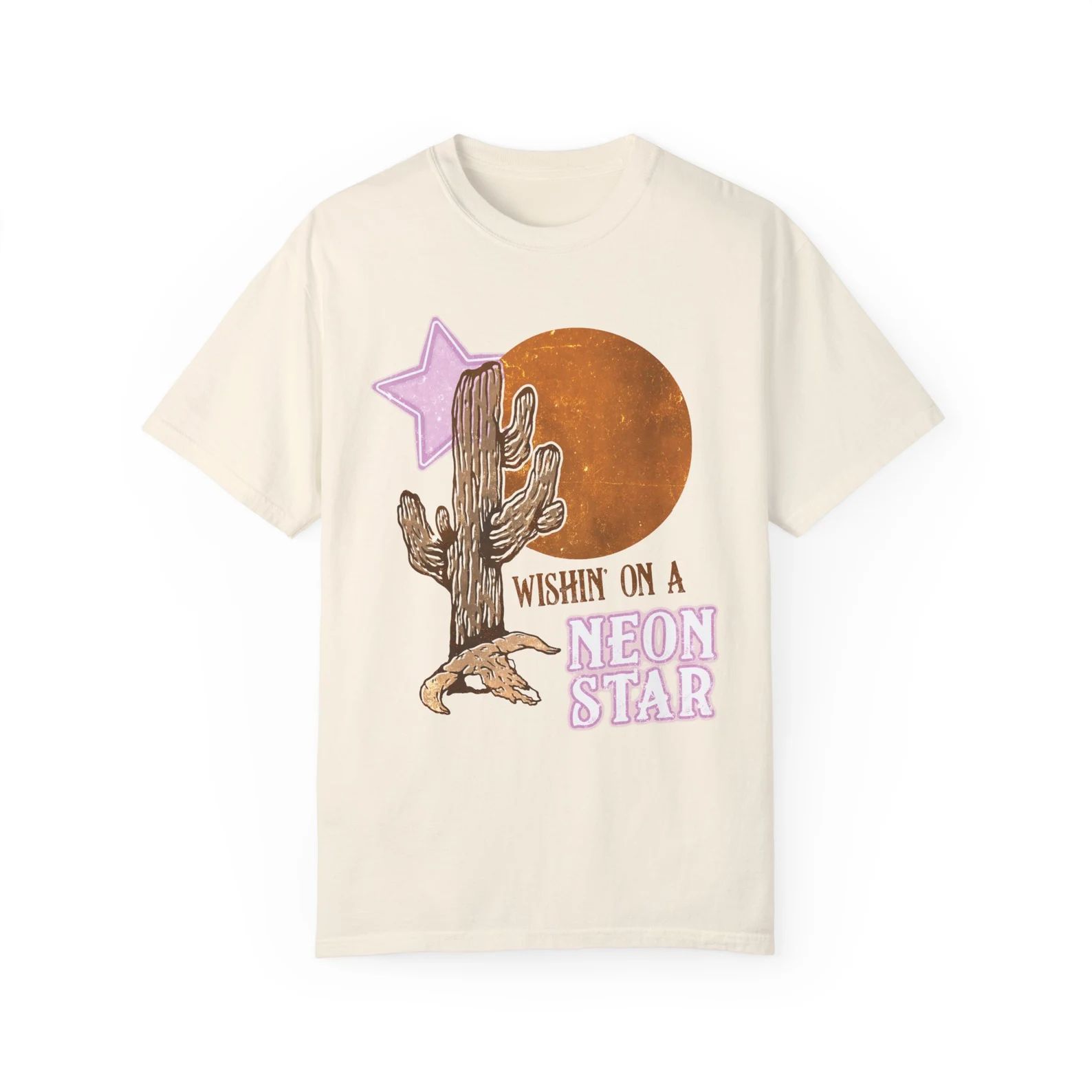Neon Star Comfort Colors Tshirt Western Crewneck Wallen Tshirt Country Music Shirt Vintage Inspir... | Etsy (US)