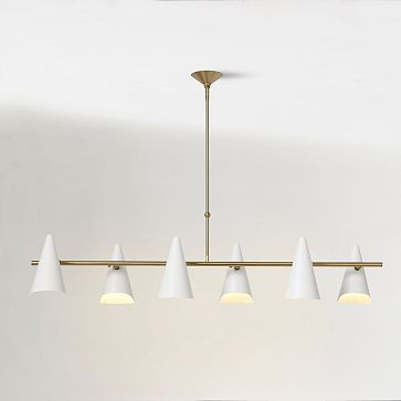 Coco Linear Chandelier (54") | West Elm (US)