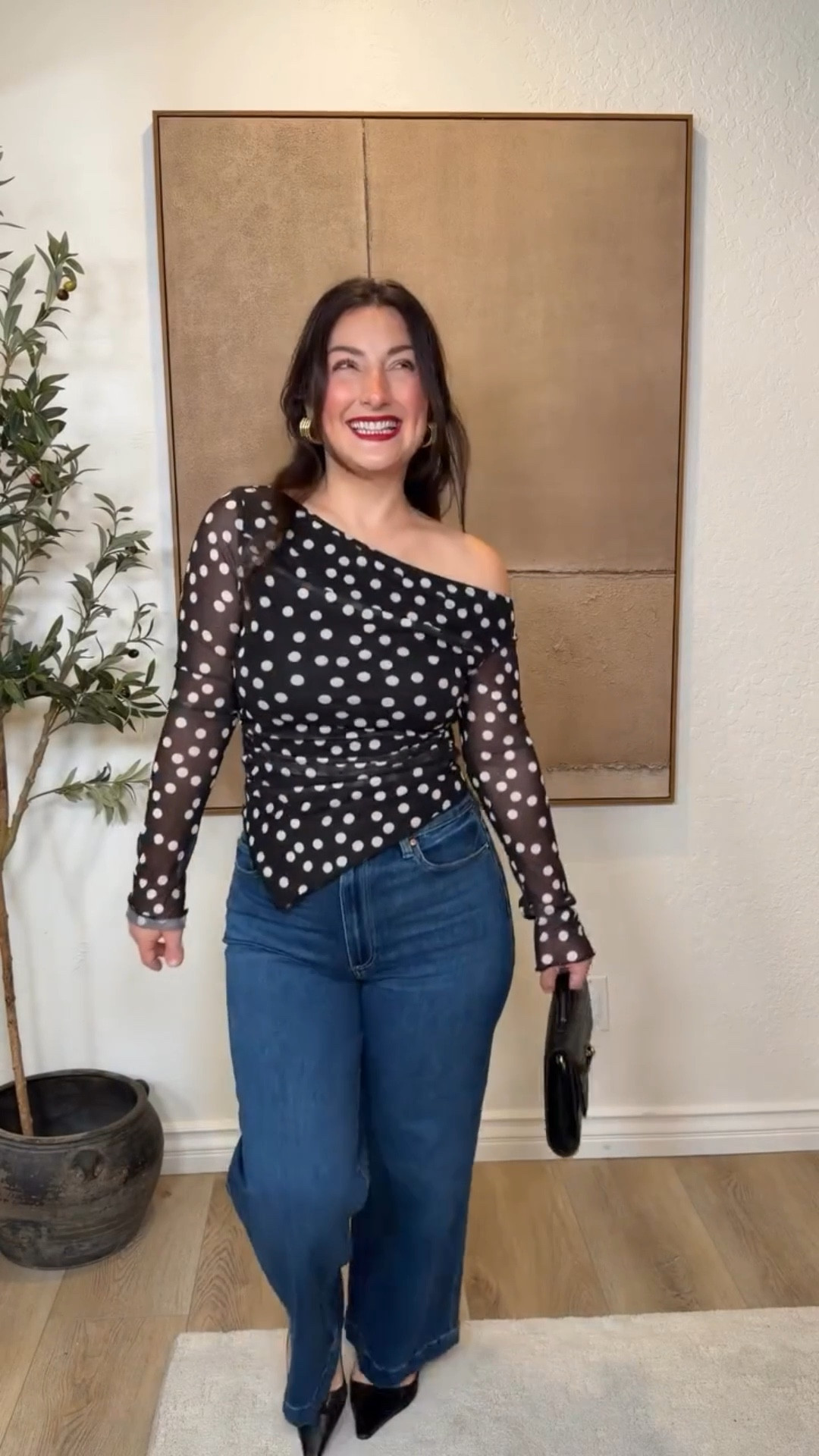 Jeans & a cute top girly these are for you!! Loving these long sleeve date night tops both from Amazon! 🎉🎉 

Size small
5'0" 140lbs 

#LTKSeasonal #LTKPetite #LTKFindsUnder50