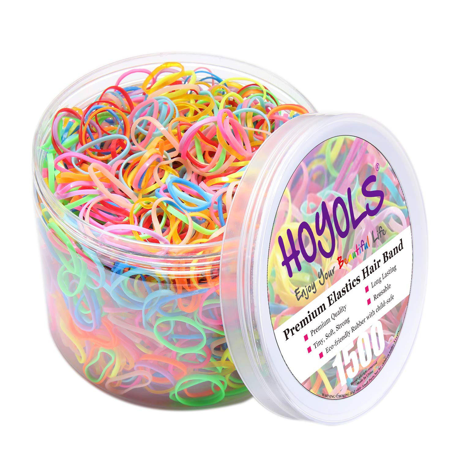 HOYOLS Baby Hair Ties Hair Rubber Bands for Toddler Infants Kids Girls Thin Small Hair Elastics T... | Amazon (US)