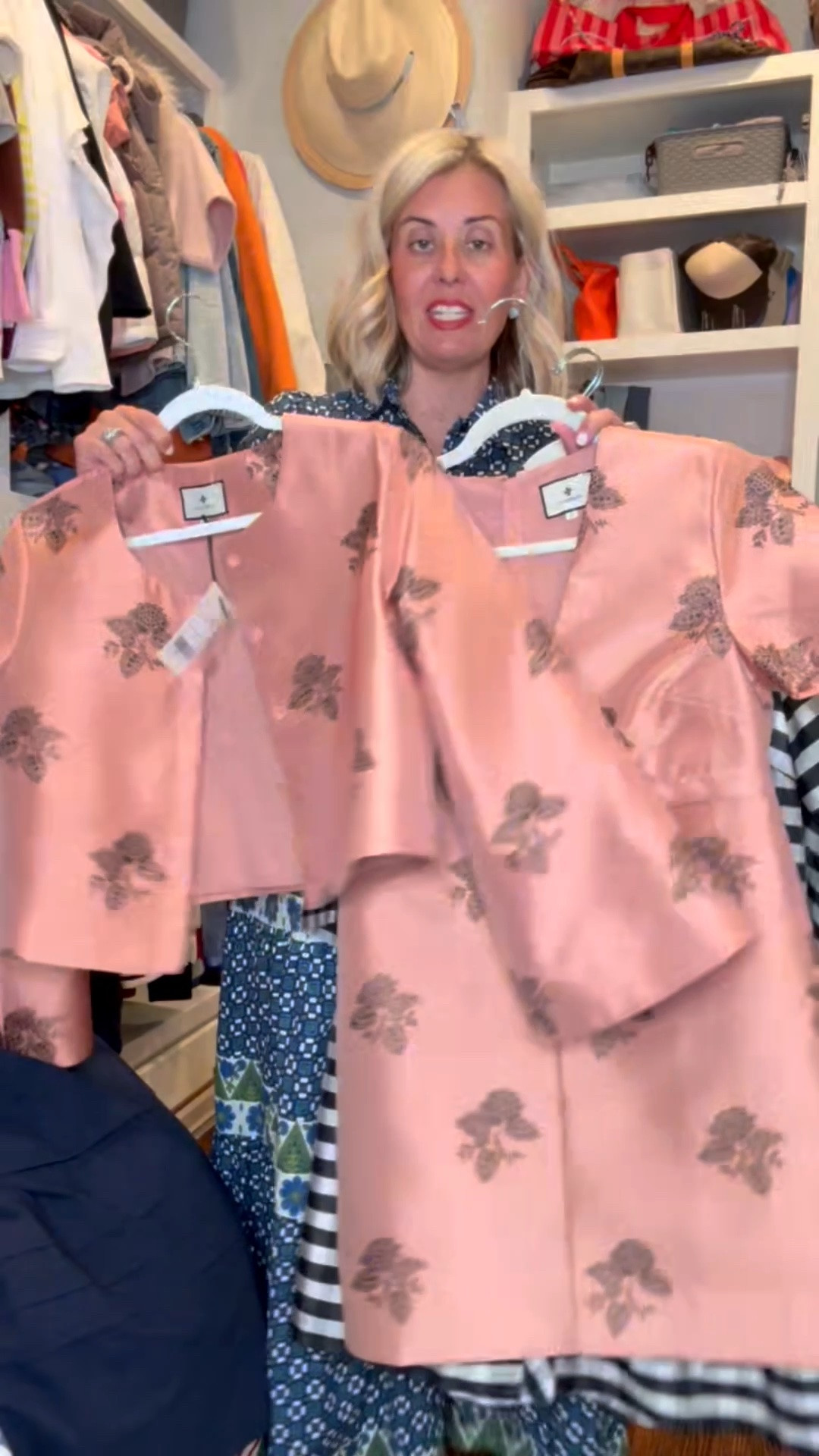 Showing yall some shorter dress options from Tnuck! 

Sizing: 
Red stripe - xs 
Chelsea dress - xs 
Jacquard dress - 4 
Jacket - xs
Black Check - small 
Pink set - top small/skirt xs
Geometric - xs

#LTKdayinmylife #LTKSeasonal #LTKOver40
