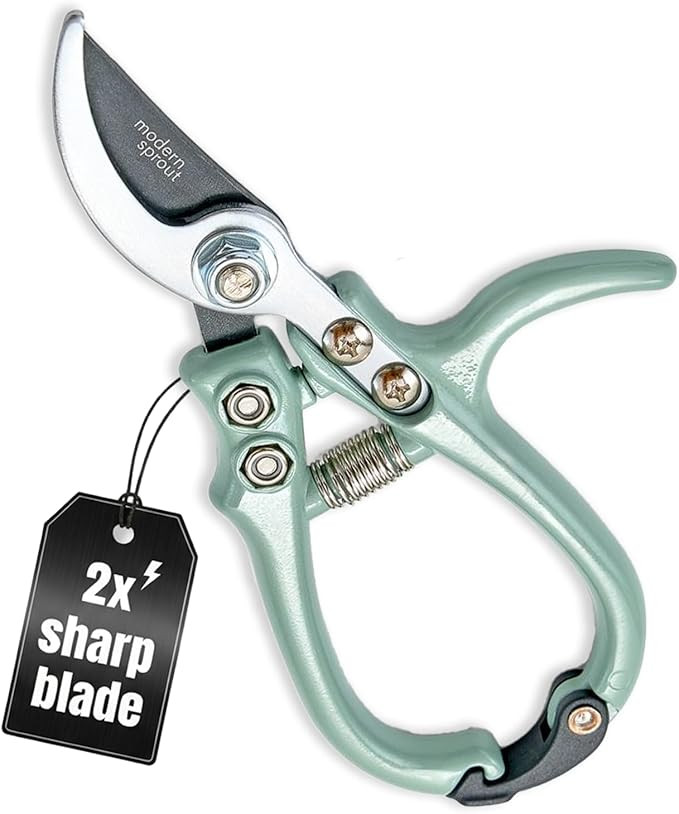 Modern Sprout Hand Pruners - Lightweight Pruning Shears W/Easy Lock- Gardening Scissors - Bypass ... | Amazon (US)