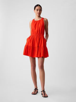 Twist-Back Mini Dress | Gap (US)