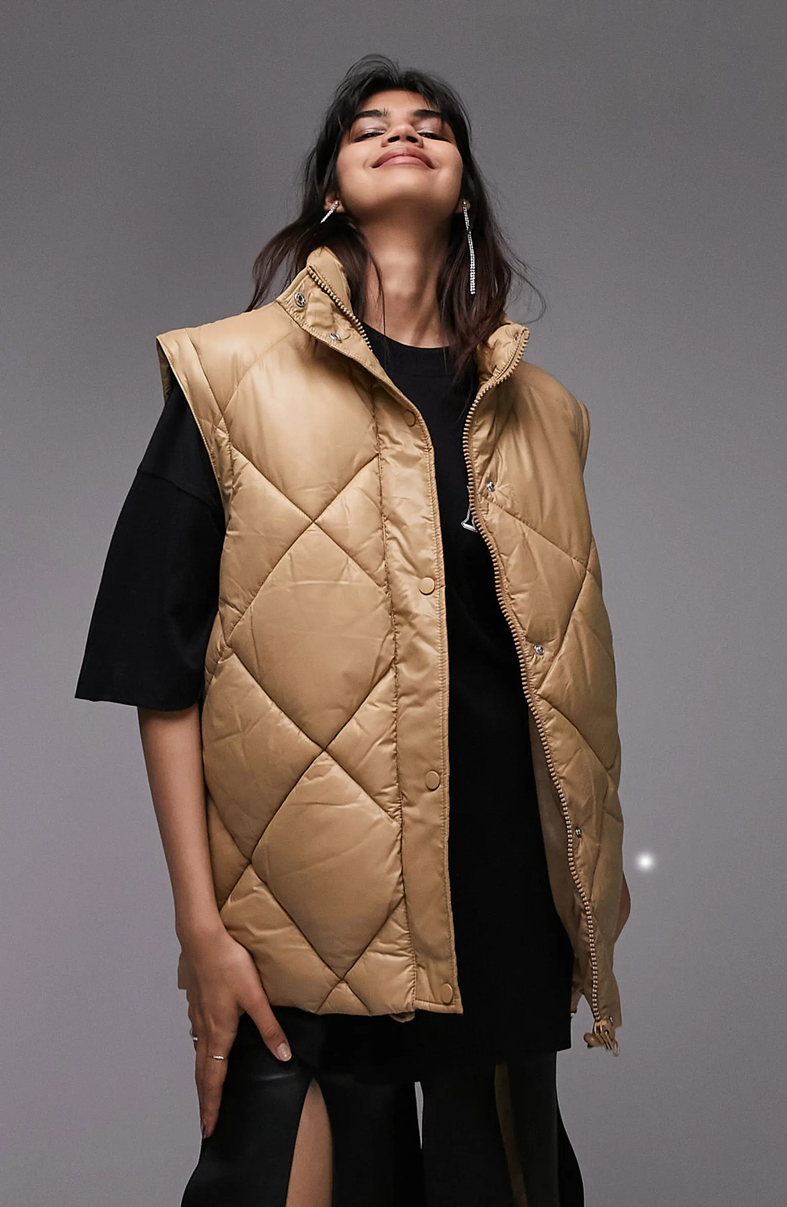 Topshop Convertible Puffer Jacket | Nordstrom | Nordstrom