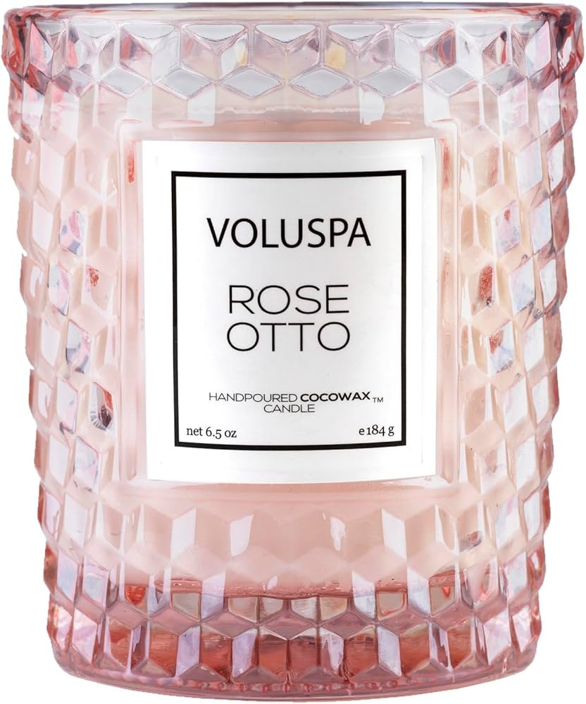 Voluspa Rose Otto, Classic Candle Jar, 6.5 Ounce, 40 Hour Burn Time, All Natural Wicks and Coconu... | Amazon (US)