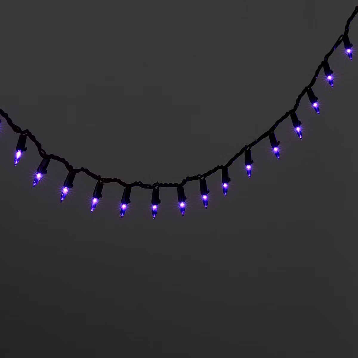 100ct LED Smooth Halloween Mini String Lights Purple - Hyde & EEK! Boutique™ | Target