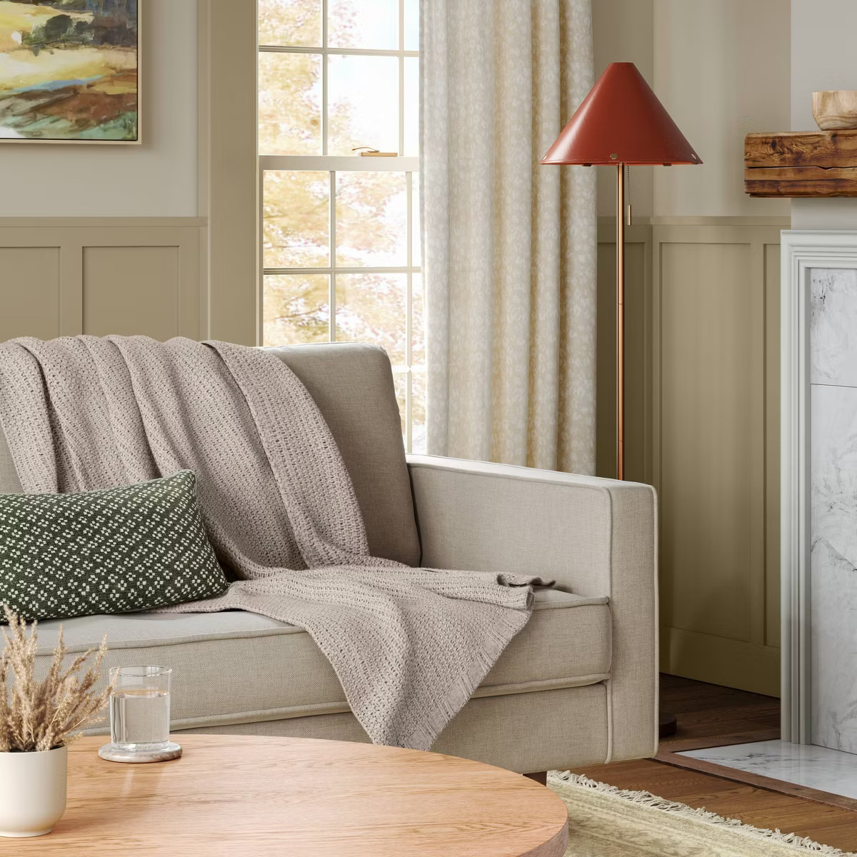 50"x60" Chenille Knit Throw Blanket Neutral/Khaki - Threshold™ | Target