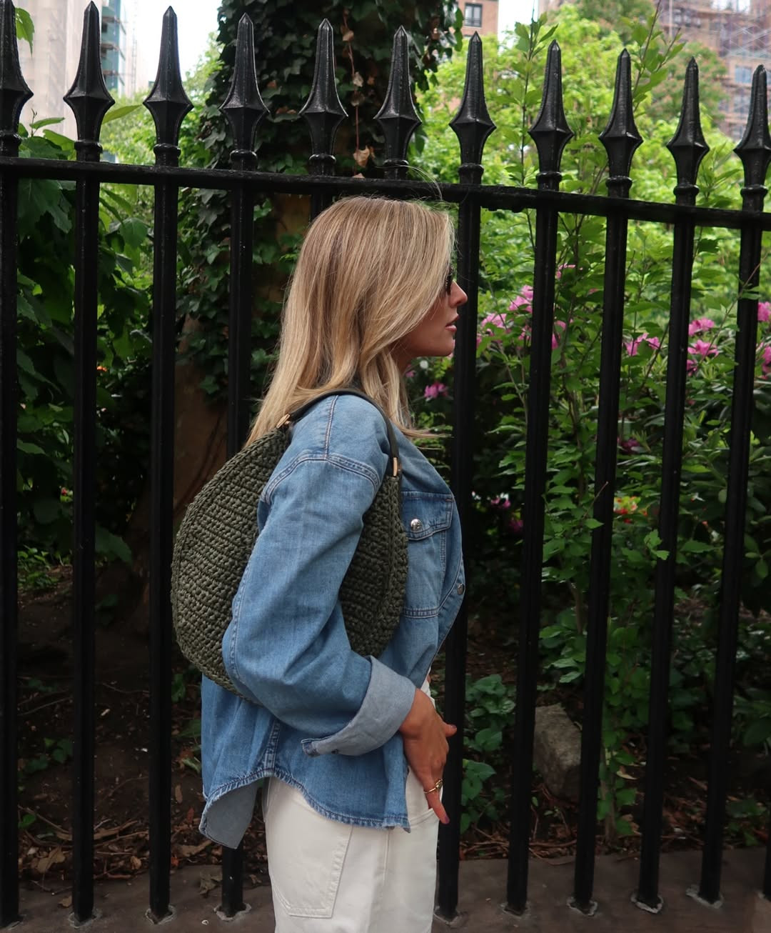 you're cute jeans 🤍 the perfect pair of white denim for summer! also wearing the cutest button up that is on sale as well as as woven green bag + ballet flats. (wearing a 24 in jeans and small in top)

summer outfits
white jeans
button up
summer bag 

 #LTKgrwm #LTKootd #LTKSeasonal