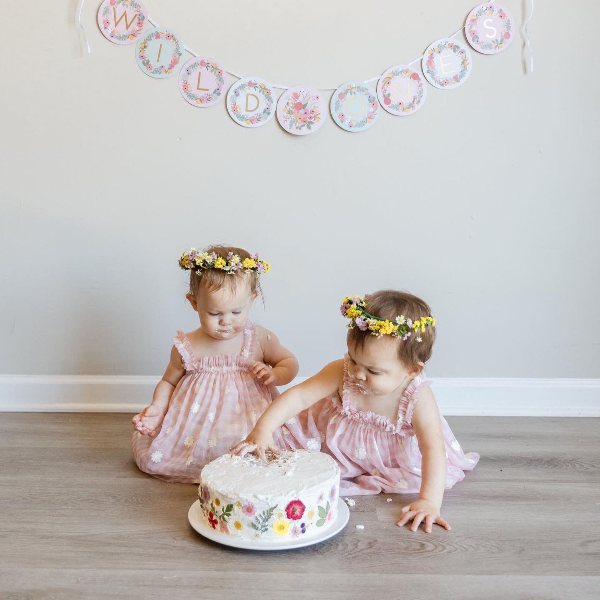 Twins first birthday cake smash!! 

#LTKbaby