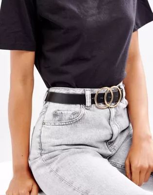ASOS DESIGN double circle waist and hip jeans belt | ASOS US