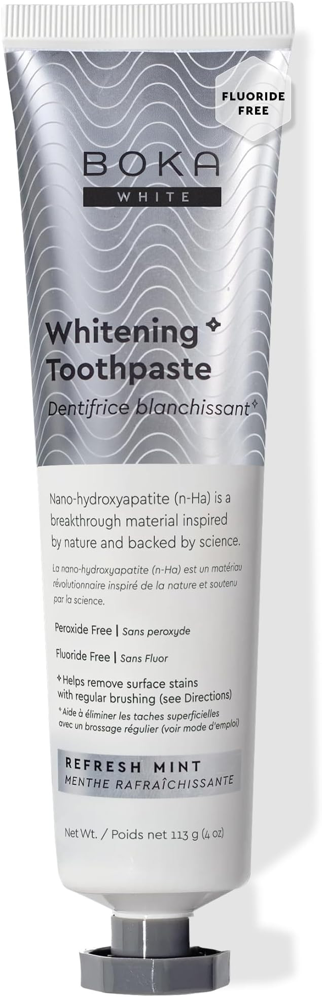 Boka Fluoride Free Toothpaste, Nano Hydroxyapatite Toothpaste, Appropriate for Sensitive Teeth, f... | Amazon (US)