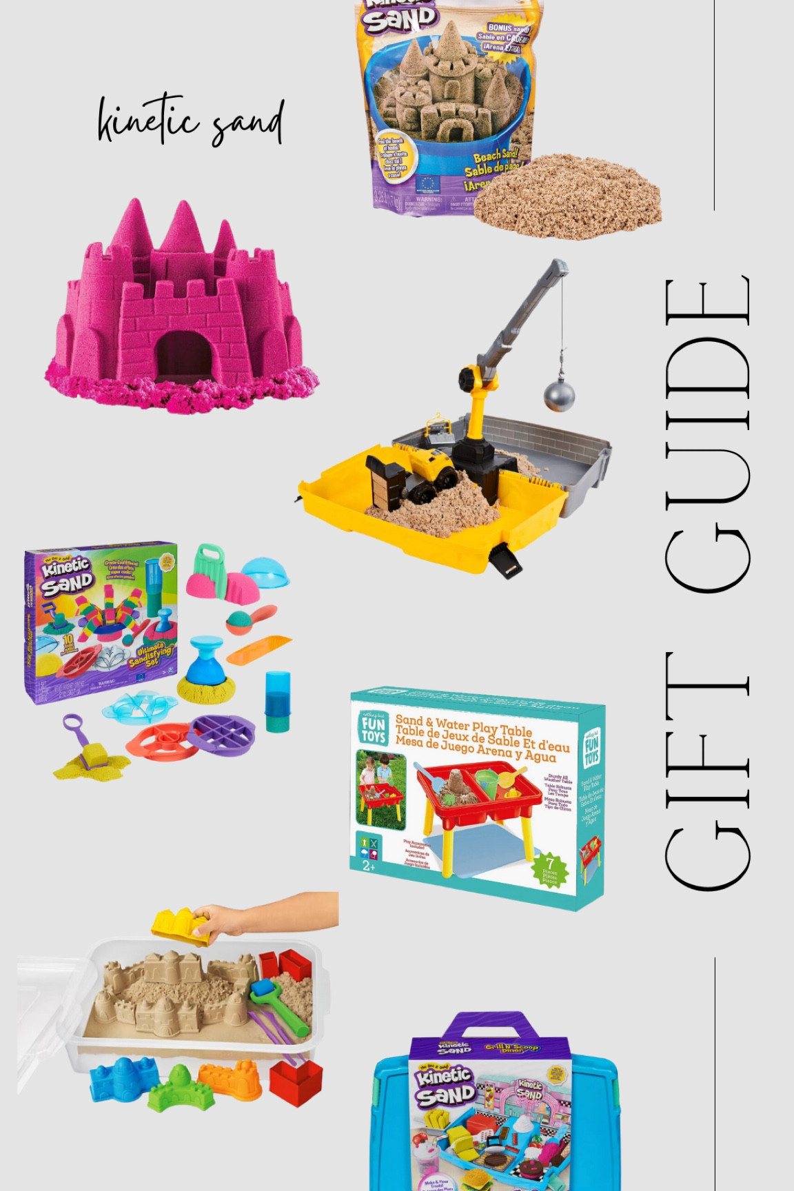 Kids gift idea. Kinetic sand and sand toys. 

#LTKGiftGuide #LTKfindsunder50 #LTKkids