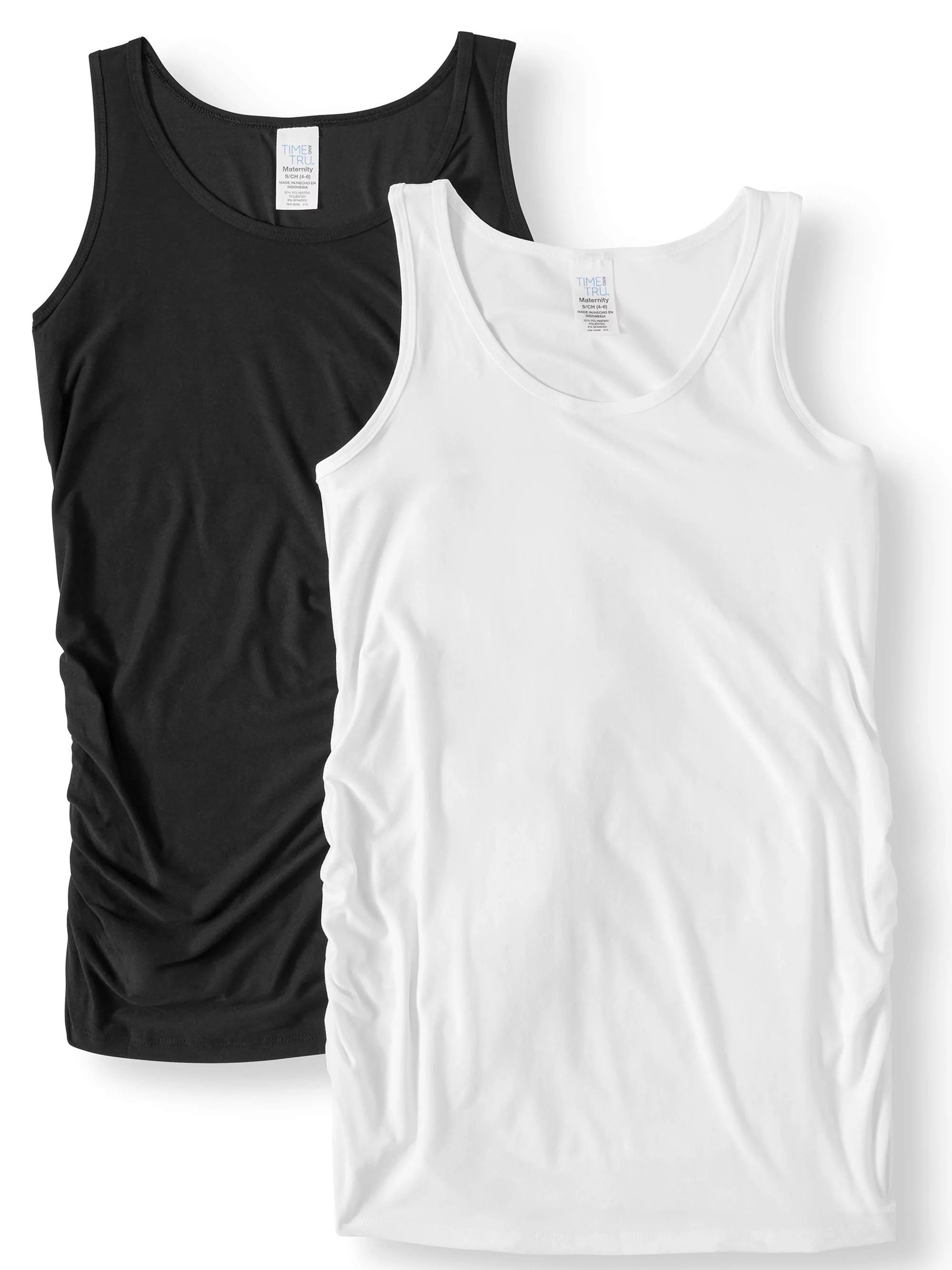 Time and Tru Maternity Tank top 2-pack | Walmart (US)
