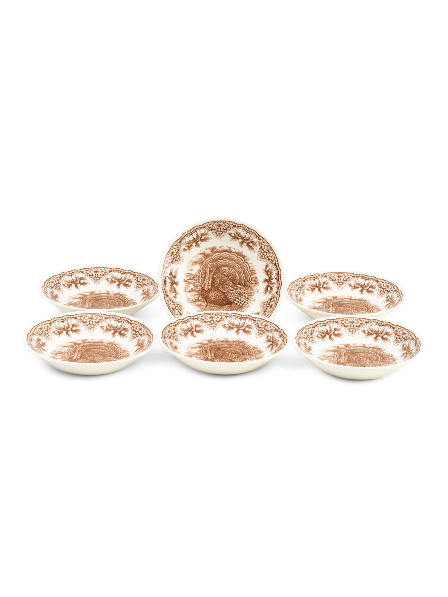 6pc Turkey Print Cereal Bowls | Kitchen & Dining Room | Marshalls | Marshalls