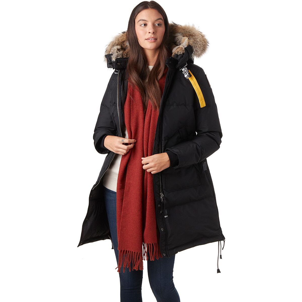 Parajumpers Long Bear Down Jacket - Women's Black, L | Backcountry.com