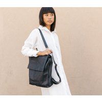 Soft Leather Women Backpack, Black Backpack Purse, Laptop School Large Bag, Shoulder Bag | Etsy (US)