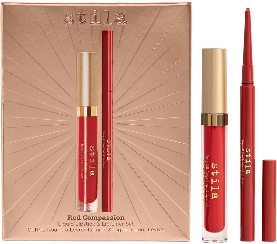 stila Red Compassion Liquid Lipstick & Lip Liner Set | Amazon (US)
