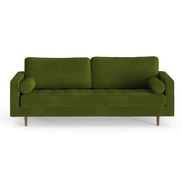 Geo 84'' Velvet Sofa | Wayfair North America