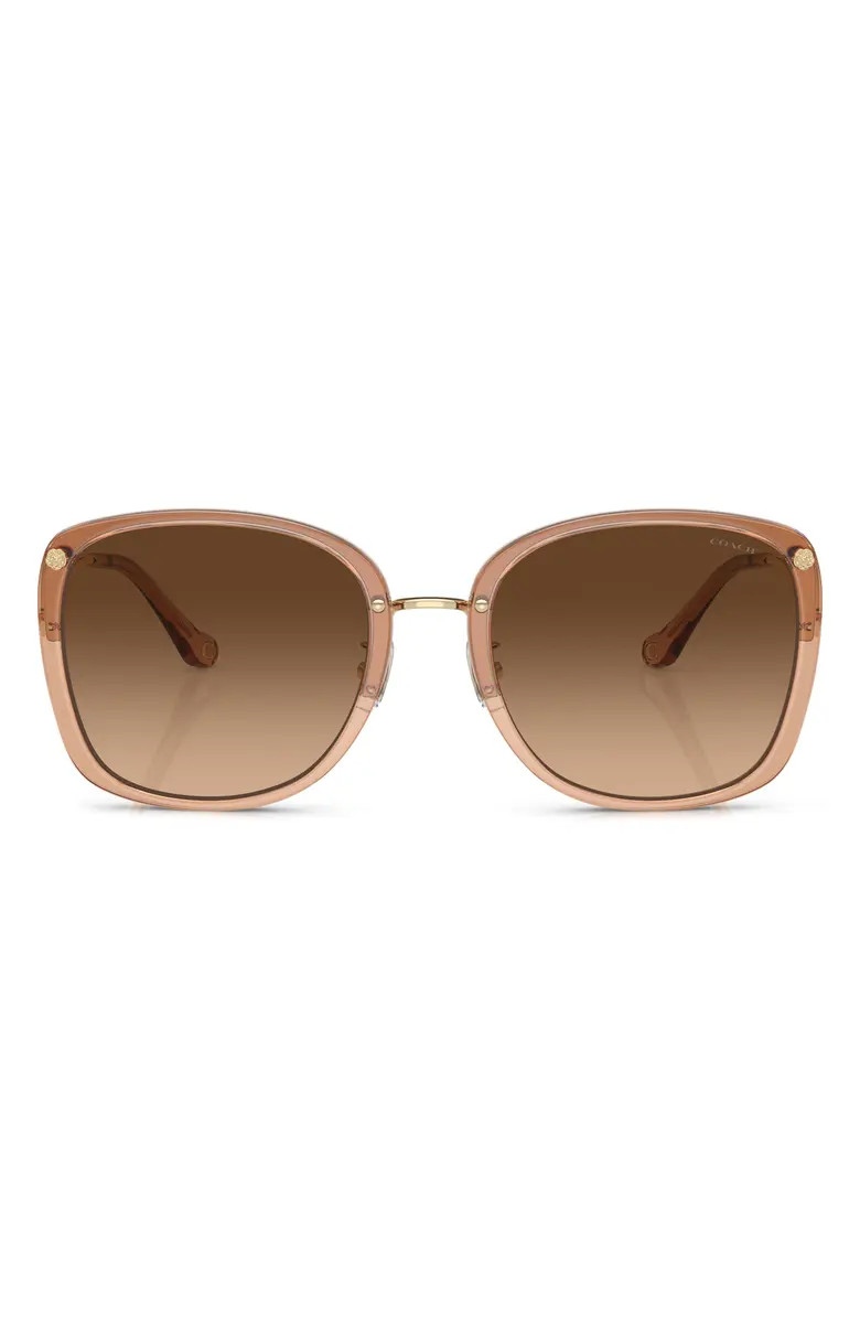 58mm Gradient Square Sunglasses | Nordstrom