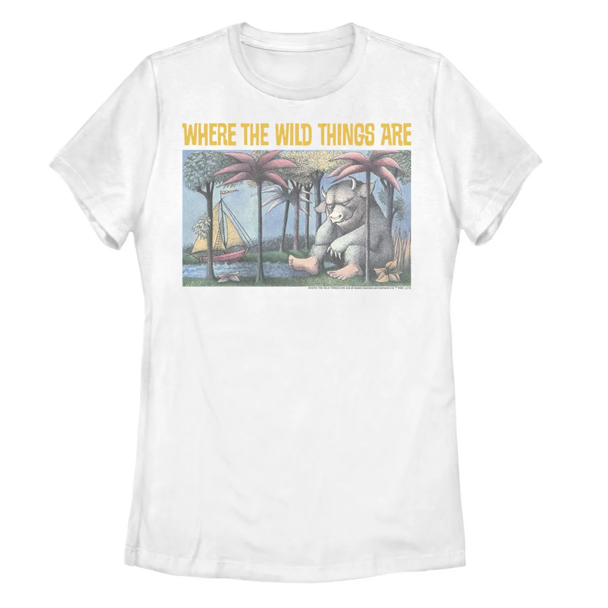 Juniors' Where The Wild Things Are Book Cover Tee | Kohl's