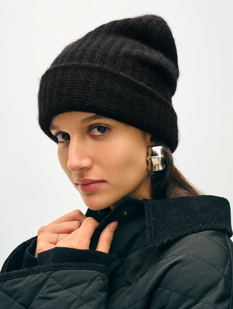 Cashmere Luxe Beanie | White and Warren