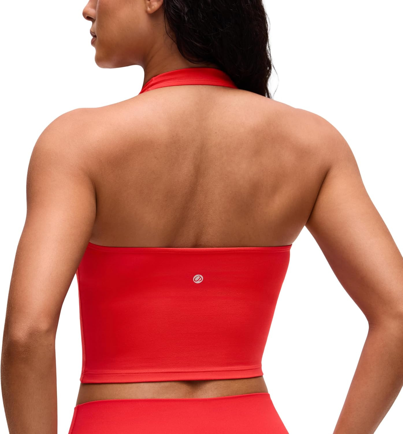 CRZ YOGA Butterluxe Halter Neck Crop Tank Tops | Amazon (UK)