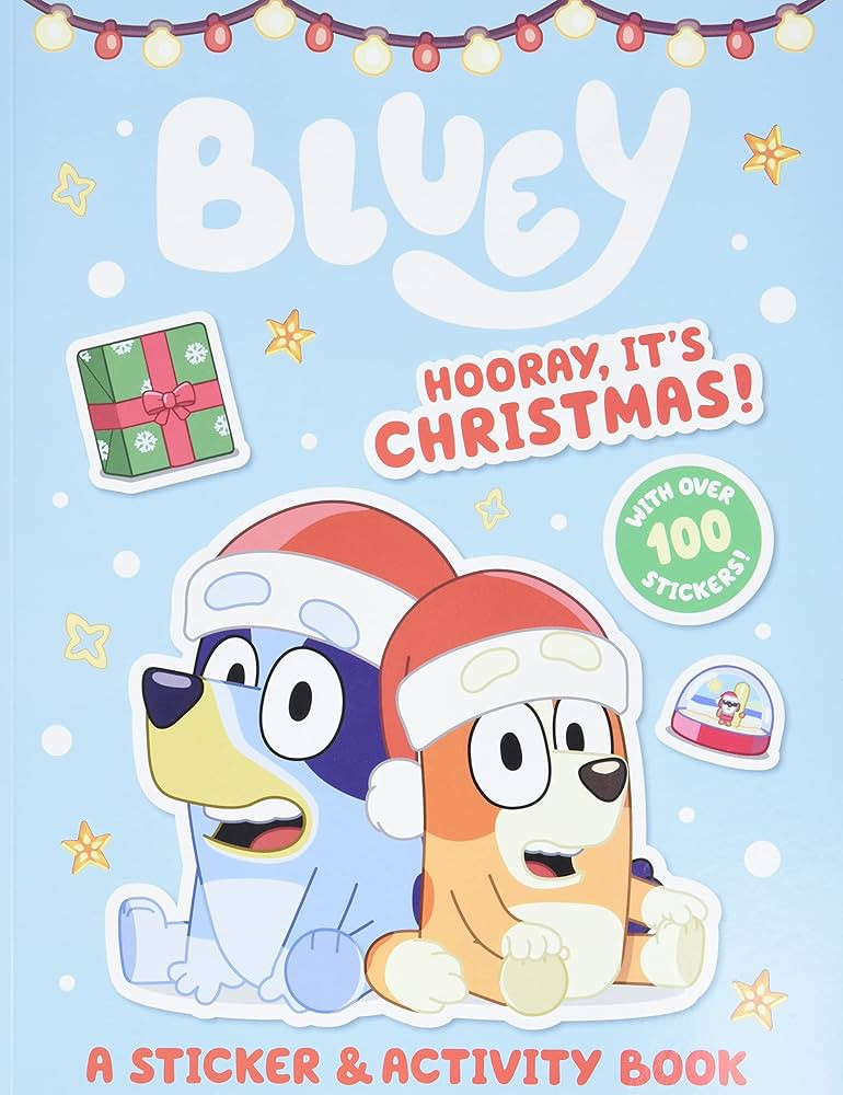 Bluey: Hooray, It's Christmas!: A Sticker & Activity Book | Amazon (US)