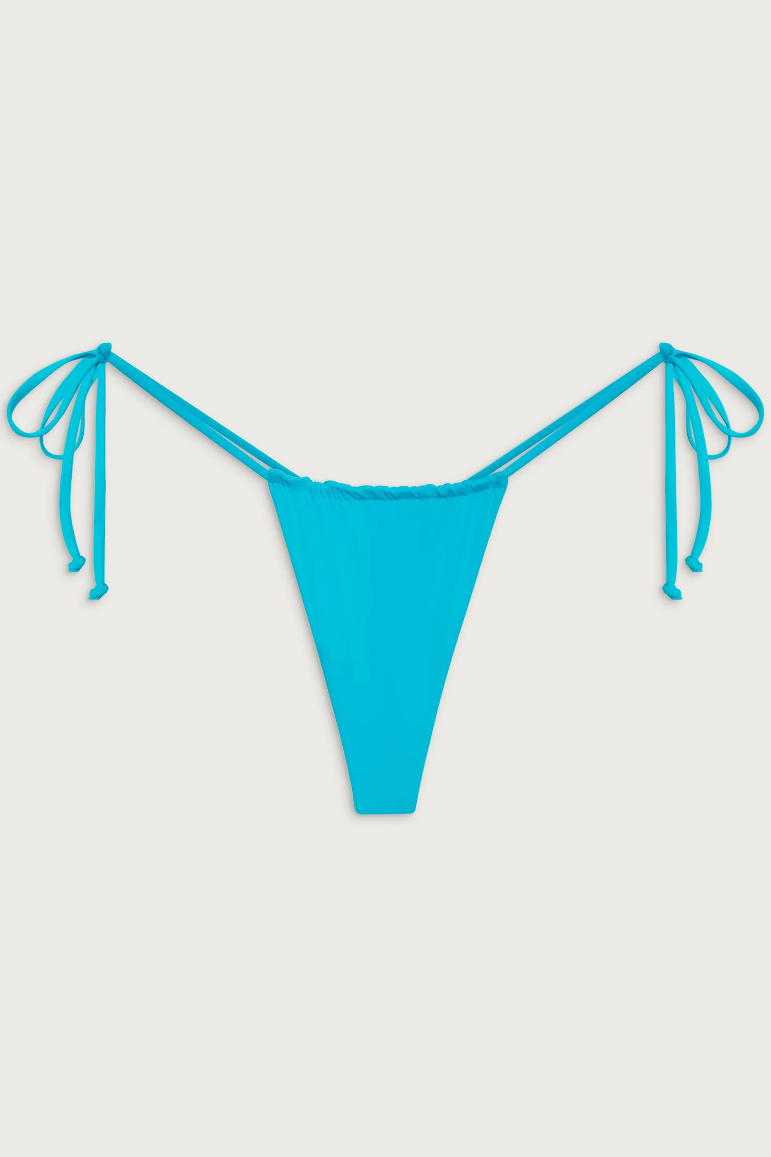 Tia String Bikini Bottom - Morning Blue | Frankies Bikinis