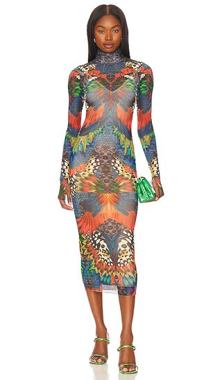 Shailene Dress in Fall Feather | Revolve Clothing (Global)